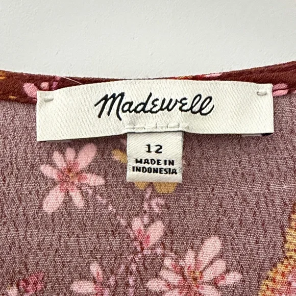 Madewell Tie-Sleeve Wrap Top in Butterfly Sanctuary - Picture 9 of 10